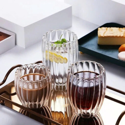 Set 6 cốc Podium 2 lớp Casava mix size