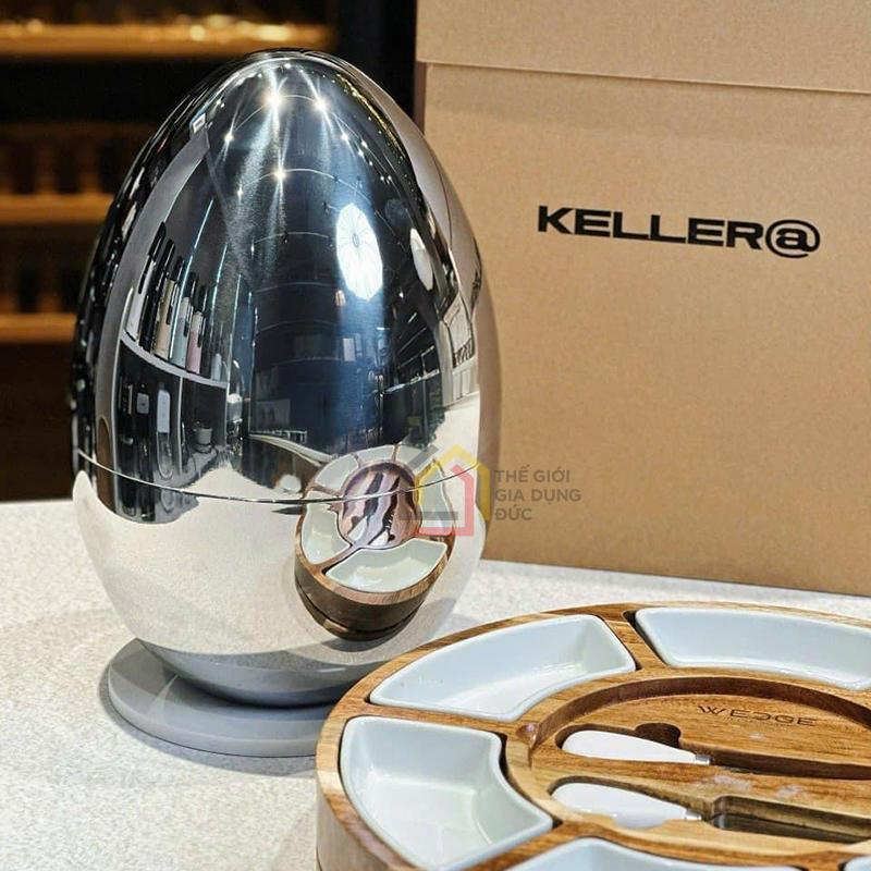 set-dao-dia-24-mon-keller-hinh-qua-trung-inox11 Set dao dĩa 24 món Keller hình quả trứng inox