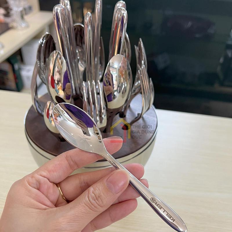 set-dao-dia-24-mon-keller-hinh-qua-trung-inox5 Set dao dĩa 24 món Keller hình quả trứng inox