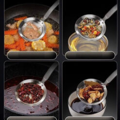 Set dụng cụ vớt bọt, vớt dầu, vớt váng inox Chockmen 3 món