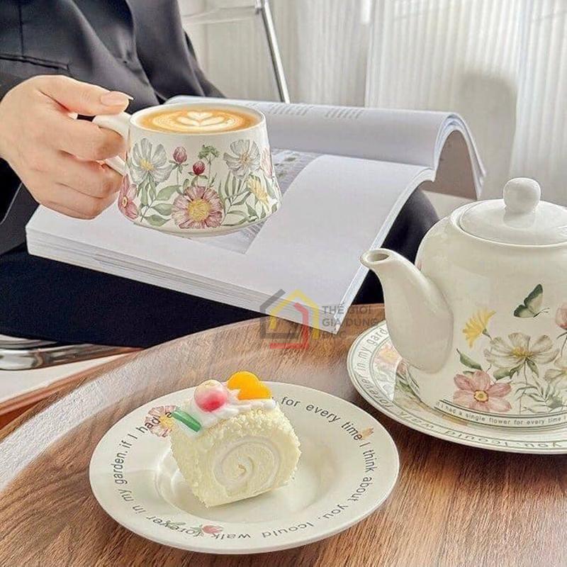 set-tach-tra-va-dia-lot-tach-tra-cafe-hoa-mua-xuan6 Sét tách trà và đĩa lót tách trà, cafe hoa mùa xuân