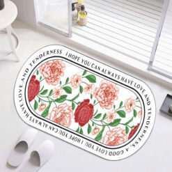 Thảm hoa trải sàn in 3D 60x90cm