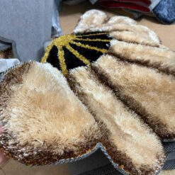 Thảm lông quạt hiện đại