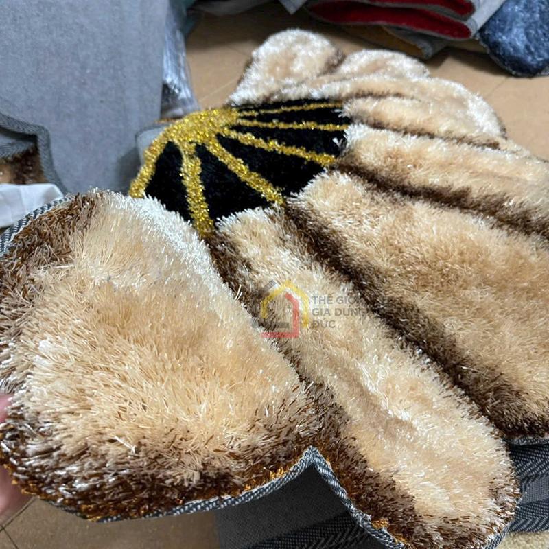 tham-long-quat-hien-dai (1) Thảm lông quạt hiện đại