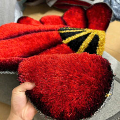 Thảm lông quạt hiện đại