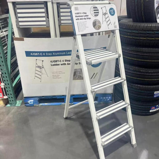 Thang nhôm gấp gọn cao cấp 4 bậc USA