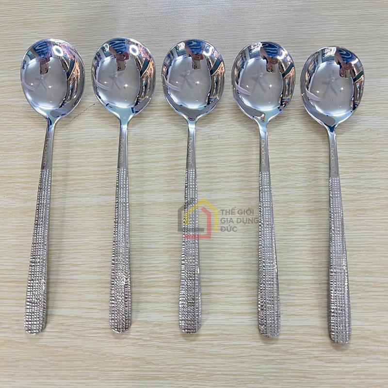 thia-an-com-an-soup-inox-chockmen-dau-tron Thìa ăn cơm, ăn soup inox Chockmen đầu tròn