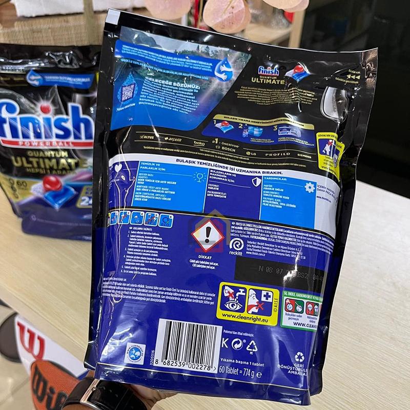 vien-rua-bat-finish-quantum-ultimate-tui-60-vien4 Viên rửa bát Finish Quantum Ultimate túi 60 viên