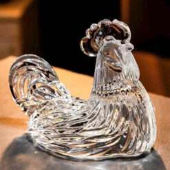 âu pha lê gà trống Bohemia size 21,5cm