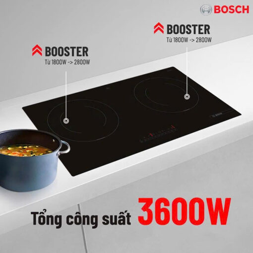 Bếp từ đôi lắp âm Serie 8 Bosch PMI8256EVN