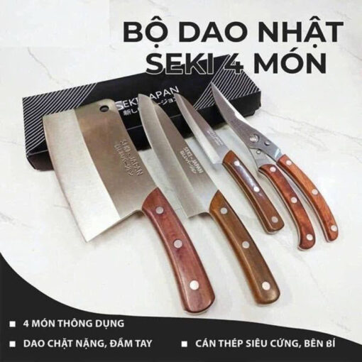 Bộ dao Seki 4 món của Nhật