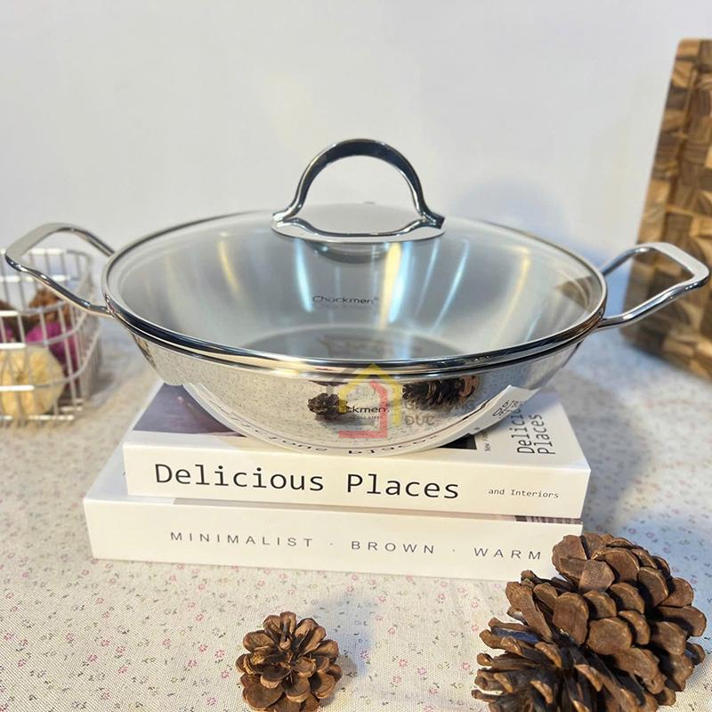 chao-xao-sau-long-chockmen-26cm-co-vung-duc-lien-nguyen-khoi Chảo xào sâu lòng Chockmen 26cm có vung đúc liền nguyên khối