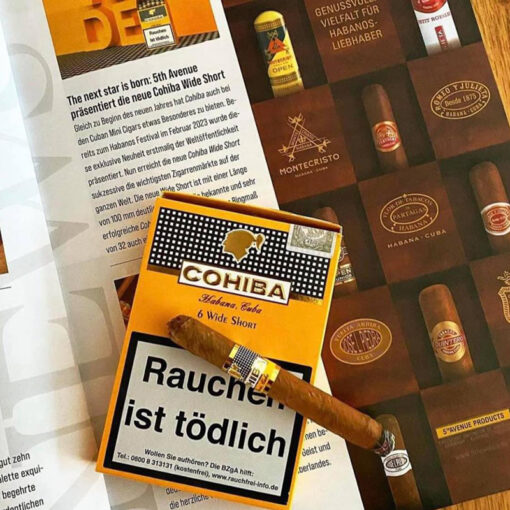 Cigar Cohiba Wide Short (hộp 6 điếu)