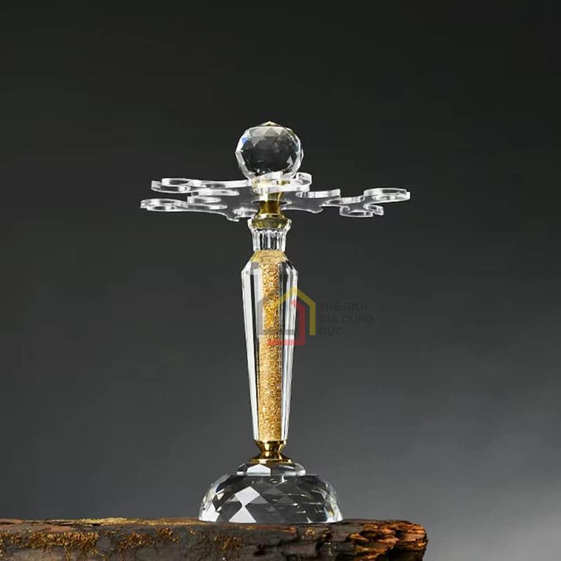 gia-treo-ly-pha-le-sang-trong-elegant-desktop-crystal Giá treo ly pha lê sang trọng Elegant Desktop Crystal