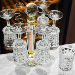 Giá treo ly pha lê sang trọng Elegant Desktop Crystal