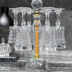 Giá treo ly pha lê sang trọng Elegant Desktop Crystal