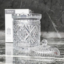 Hũ đựng kẹo, bánh quy pha lê Dublin