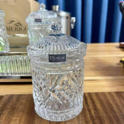 Hũ đựng kẹo, bánh quy pha lê Dublin