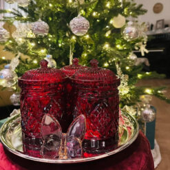 Hũ đựng kẹo, bánh quy pha lê Dublin