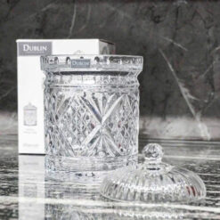 Hũ đựng kẹo, bánh quy pha lê Dublin