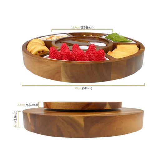 Khay phục vụ đế xoay Webge nội địa Đức 35cm