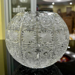 Lọ hoa pha lê Bohemia hình cầu M57 20cm