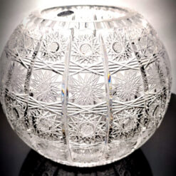 Lọ hoa pha lê Bohemia hình cầu M57 20cm