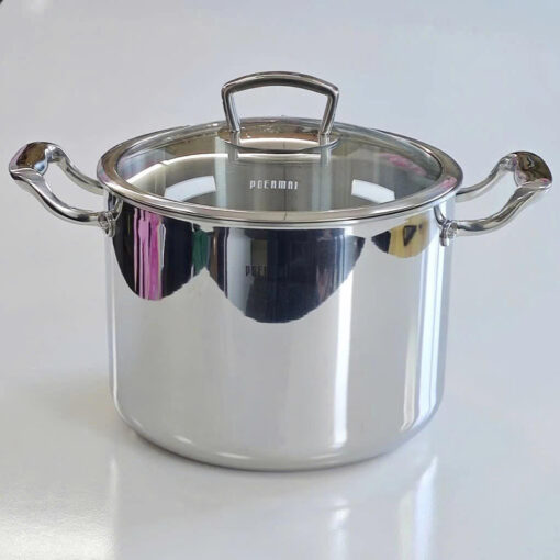 Nồi inox kèm xửng hấp nấu canh, soup, luộc gà, Pdeamai 24cm