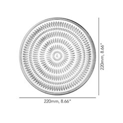 Set 2 khay tròn Nachtmann Ethno 22cm