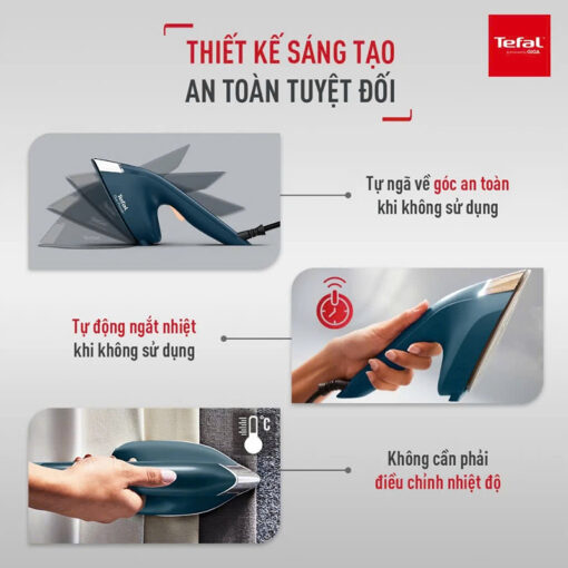Bàn ủi hơi nước đa năng Tefal 2 in 1 Duo Power JF4032E0 1850W