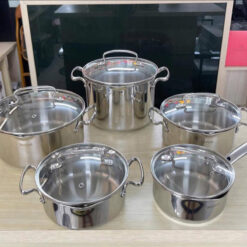 Bộ 5 nồi Inox cao cấp Tefal Duetto Plus G719SA55