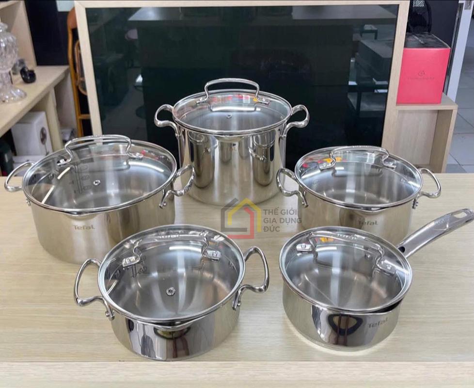 bo-5-noi-inox-cao-cap-tefal-duetto-plus-g719sa55 Bộ 5 nồi Inox cao cấp Tefal Duetto Plus G719SA55