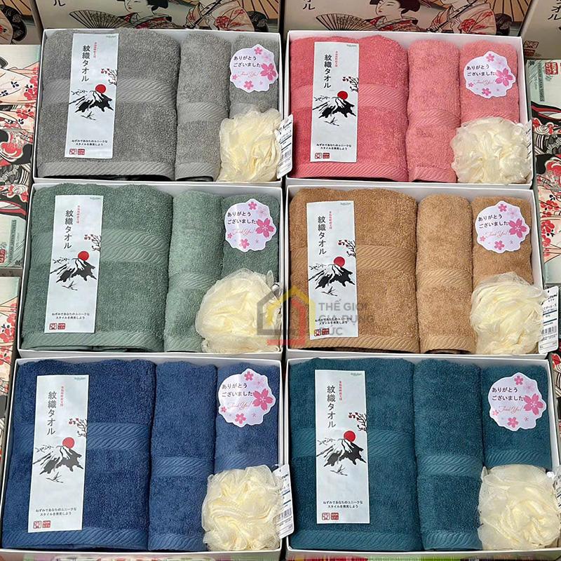 bo-khan-tam-khan-mat-cao-cap-nezumi-nhat-ban-3-mon Bộ khăn tắm, khăn mặt cao cấp Nezumi Nhật Bản 3 món