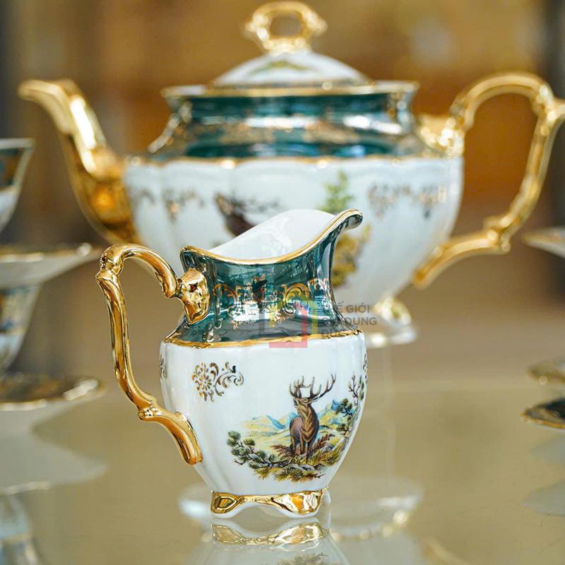 bo-tra-su-ma-vang-men-ngoc-trai-tiep-khac-bc81-1 Bộ trà sứ mạ vàng men ngọc trai Tiệp khắc BC81