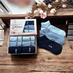Hộp 6 đôi tất Nezumi Nhật Bản cổ thấp