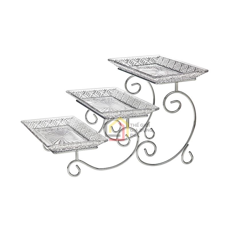 khay-ba-tang-chu-nhat-goldinger-dublin (2) Khay ba tầng chữ nhật Goldinger Dublin