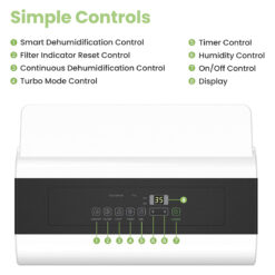 Máy hút ẩm comfee MDDP-30DEN7 công suất hút 30L/ 24h