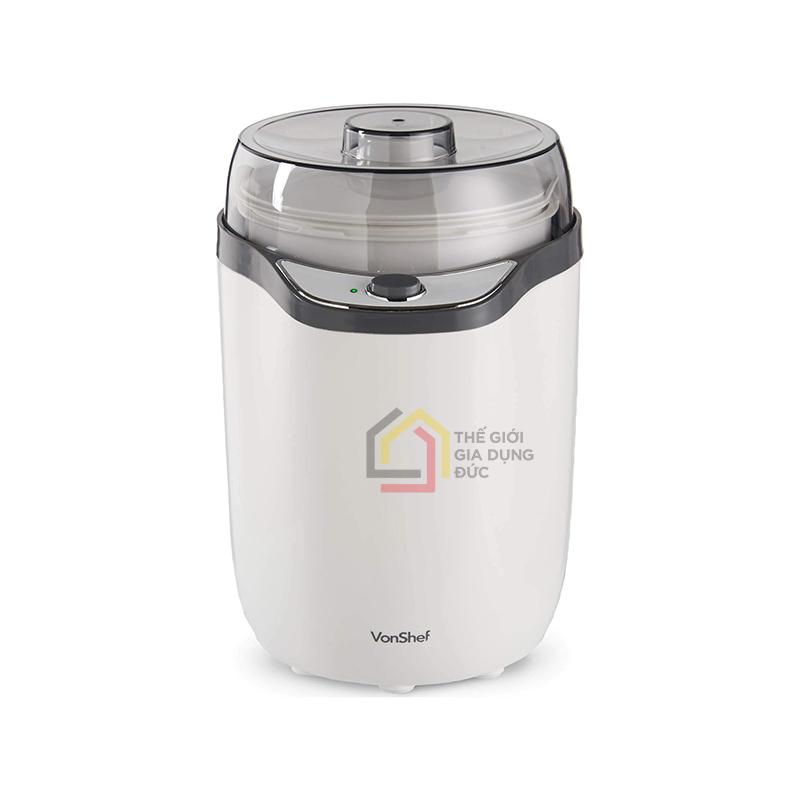 may-lam-sua-chua-hy-lap-vonshef Máy làm sữa chua Hy Lạp Vonshef 1,8L
