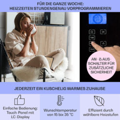 Máy sưởi đối lưu Klarstein Norderney 2000W