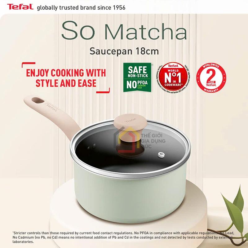 quanh-chong-dinh-day-tu-tefal-so-matcha-18cm (2) Quánh chống dính đáy từ Tefal So Matcha 18cm