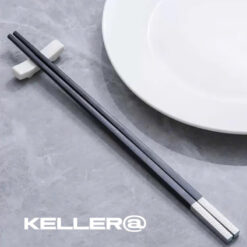 Set 10 đôi đũa chuôi bạc Keller