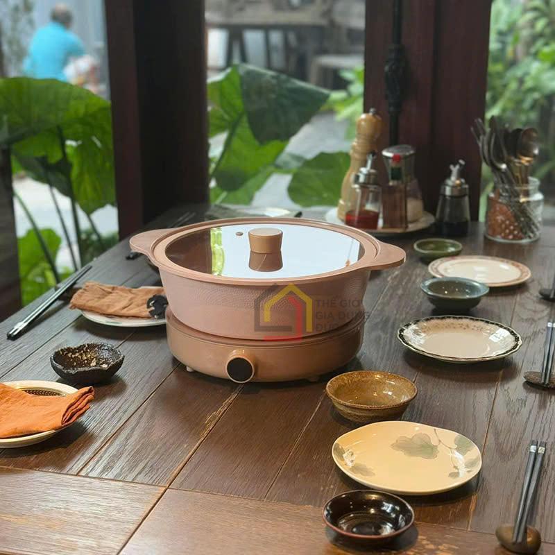 set-noi-lau-2-ngan-bep-tu-don-2lock (4) Set nồi lẩu 2 ngăn + bếp từ đơn 2Lock