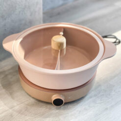 Set nồi lẩu 2 ngăn + bếp từ đơn 2Lock