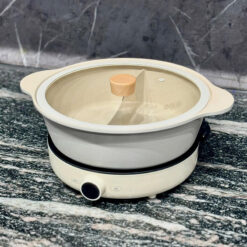 Set nồi lẩu 2 ngăn + bếp từ đơn 2Lock