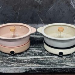 Set nồi lẩu 2 ngăn + bếp từ đơn 2Lock