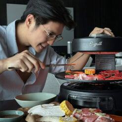 Bếp nướng quay tròn không mùi, không khói E-Grill (bản điện tử)