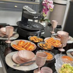 Bếp nướng quay tròn không mùi, không khói E-Grill (bản điện tử)