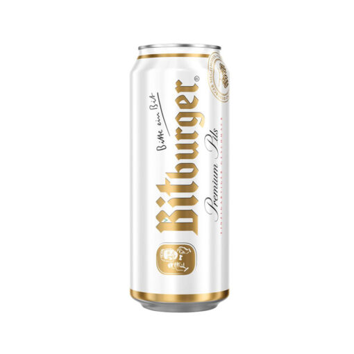 Bia tươi Bitburger Premium Pils (thùng 24 lon 500ml)