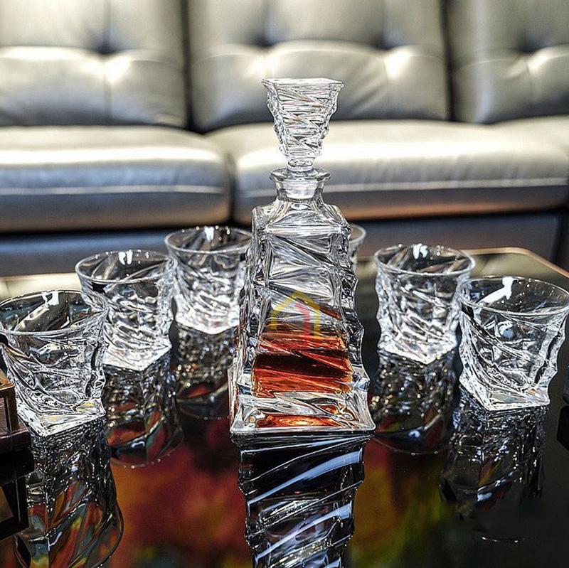 bo-binh-ruou-bohemia-750ml-kem-6-ly-300ml (2) Bộ bình rượu Bohemia 750ml kèm 6 Ly 300ml