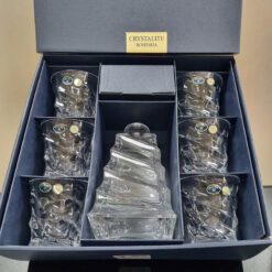 Bộ bình rượu Bohemia 750ml kèm 6 Ly 300ml